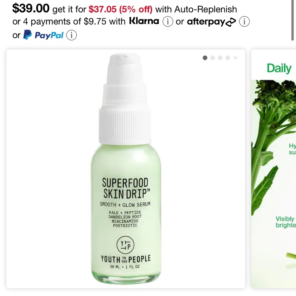 Youth to The People Superfood Skin drip Serum